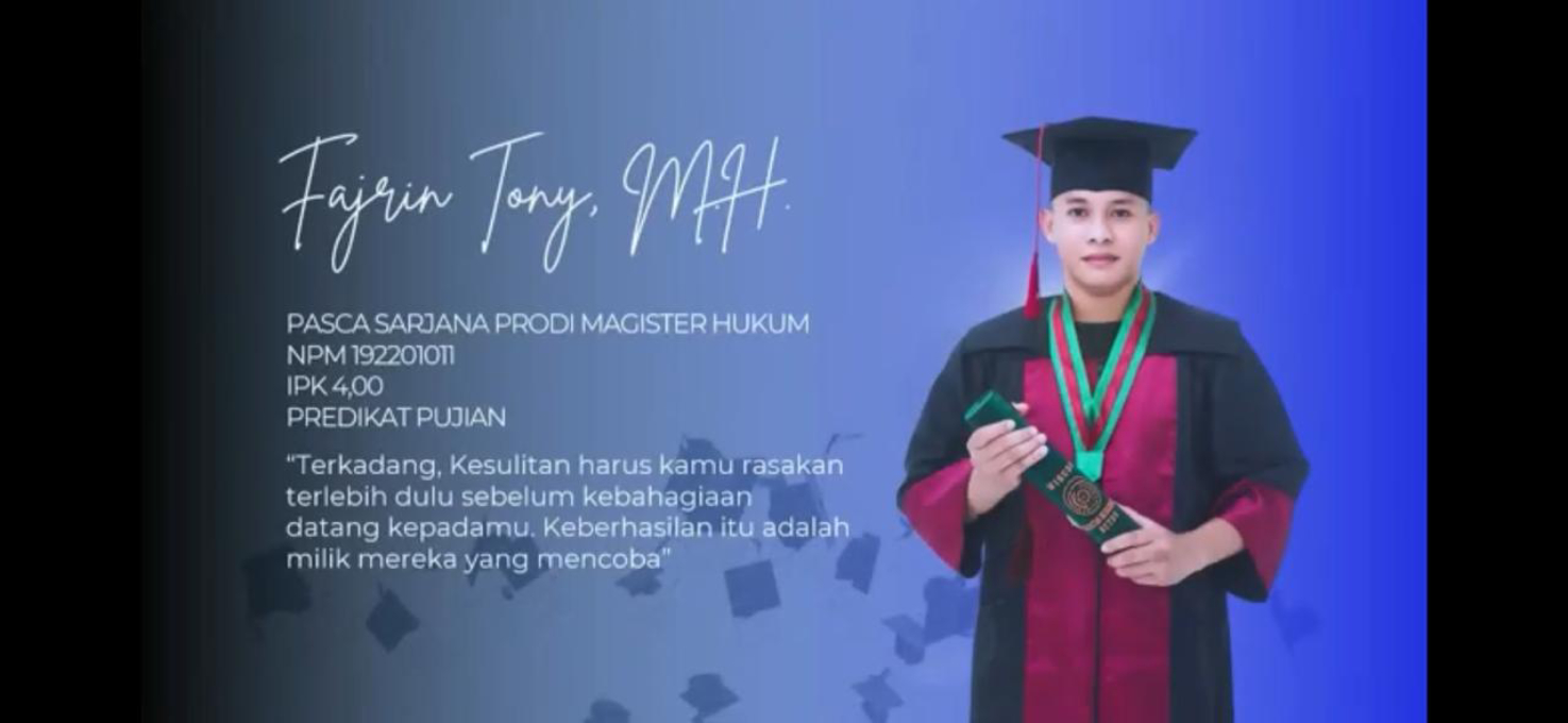 Menimba Ilmu di Universitas Muhammadiyah Buton: Pengalaman Berharga Fajrin Tony,M.H.