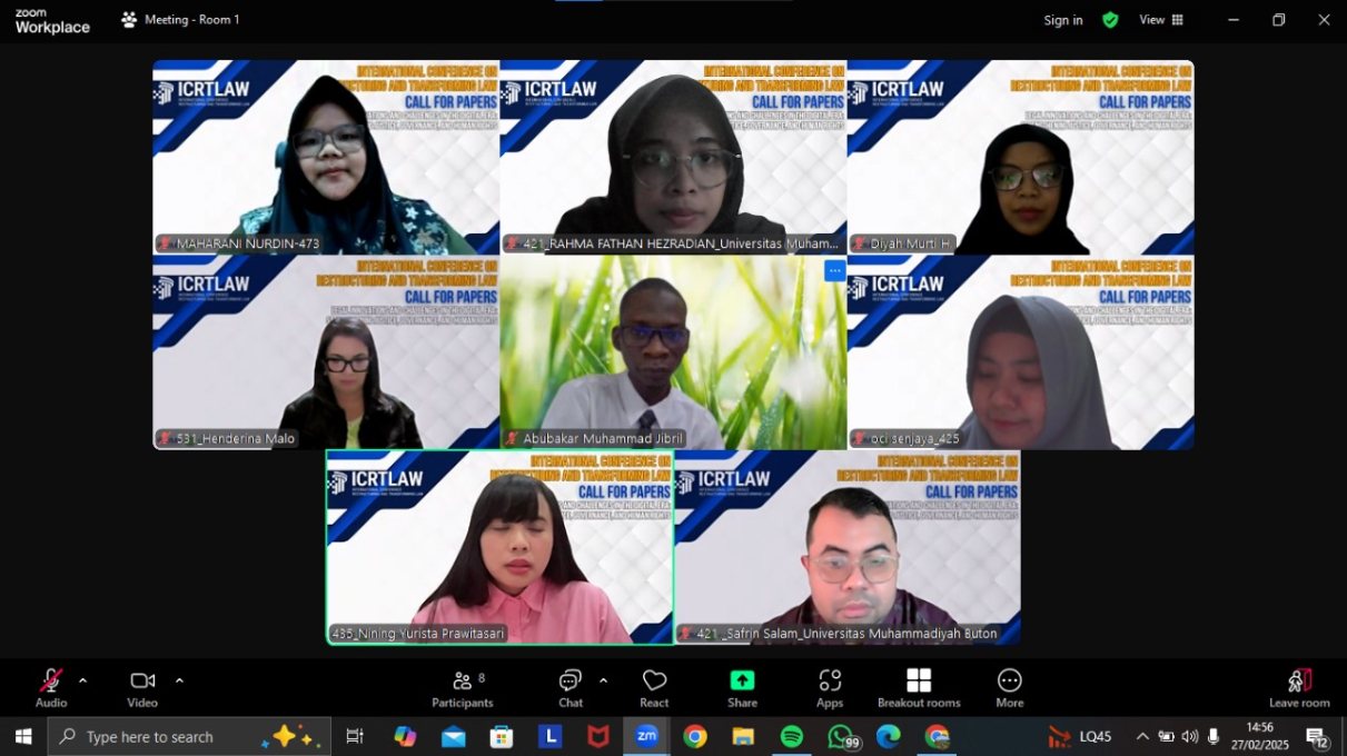 Dosen Magister Hukum dan Mahasiswa UM Buton Lolos Seminar Internasional Scopus Bertaraf Global